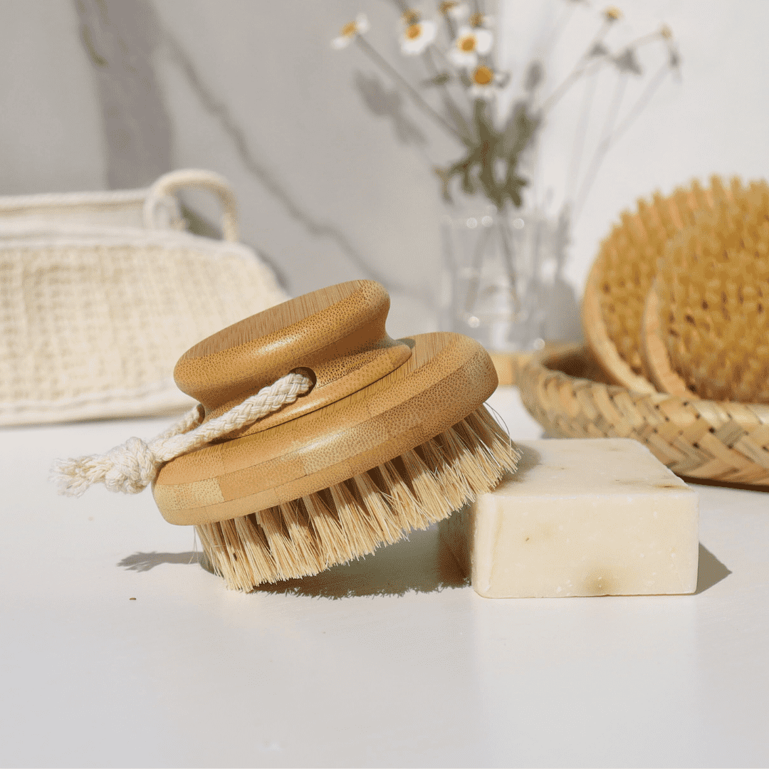 Round Dry Body Brush