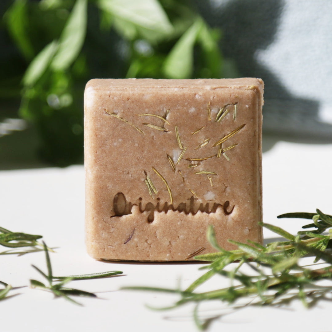 Hair Growth Solid Shampoo -  Rosemary & Quinoa Protein (Better Than Rice Shampoo Bar)