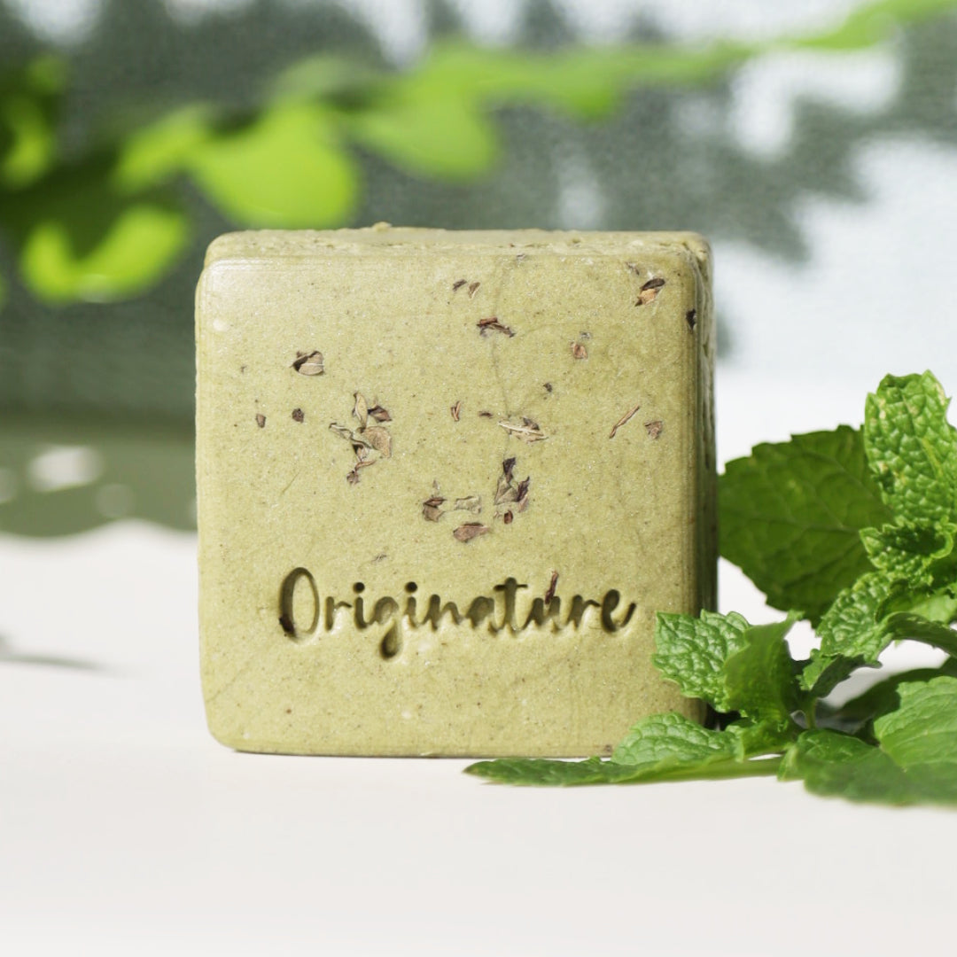 Refresh & Balance Solid Shampoo - Organic Matcha & Peppermint